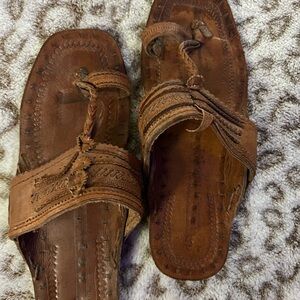 Brown Leather Sandals
